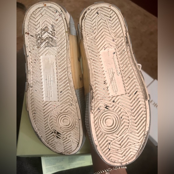 Off white canvas white sneakers - Picture 3 of 9